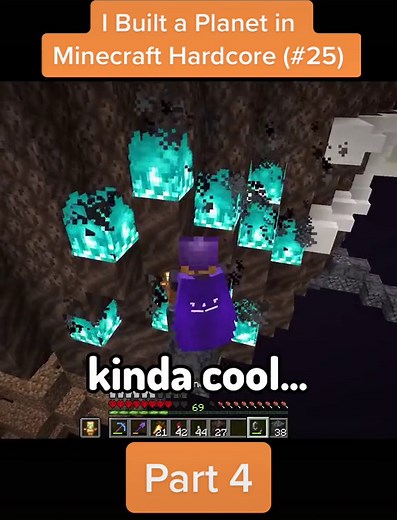 i built a custom planet in minecraft hardcore #minecraft #hardcore #letsplay #fyp