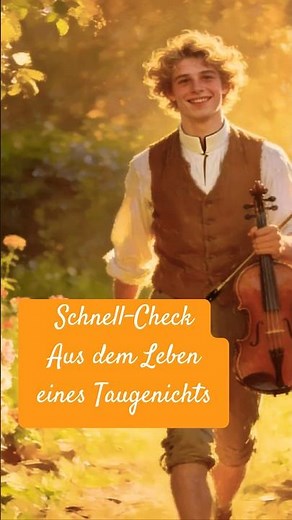 Aus dem Leben eines Taugenichts #nachderschule #inhaltsangabe #eichendorff #taugenichts #deutschlk