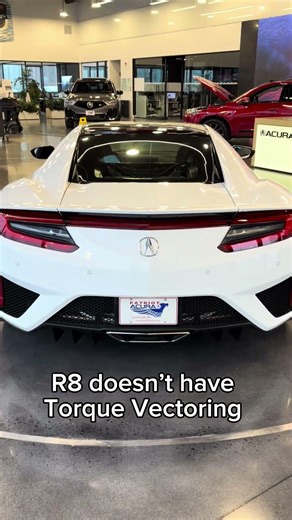 The NSX might be better than the R8 #nsx #r8 #acura #audi