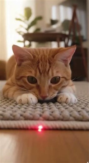 Funny Cat Chasing Laser in 4K 😹 | Hilarious Orange Cat Moments
