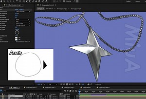 Necklace animation test 📿 using 2 assets only By Miu Akatsuki | Akira Akatsuki