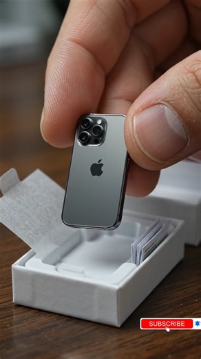 Unboxing World’s Tiny Functional iPhone! 🤯 #Unboxing #TechGadgets
