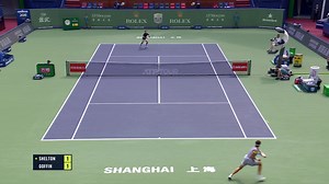 HIGHLIGHTS: David Goffin grounds Ben Shelton | 2025 Shanghai 2R