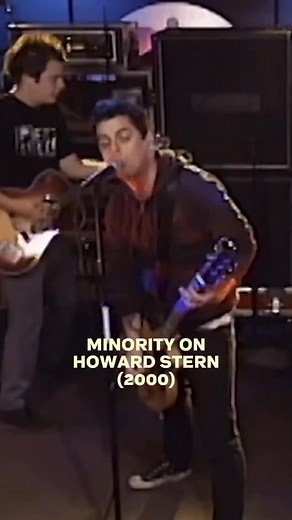“Minority” live on @sternshow from October 3, 2000. | Green Day