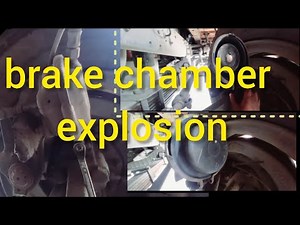 brake chamber explosion | brake chamber working | brake chamber leaking air | brake chamber working.