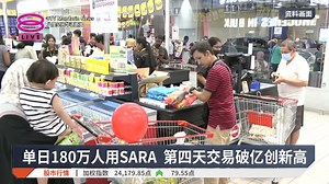 【单日180万人用SARA 第四天交易破亿创新高】 SARA援助金昨日（3日）创下1亿1710万令吉的销售总额，涉及全国180万名受惠者，创下4天来新高纪录。 【今日主播】叶剑锋 / 周秀洋 #八度空间华语新闻 #8TVMandarinNews | 八度空间华语新闻