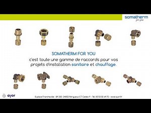 Les raccords PER à glissement pour tube PER