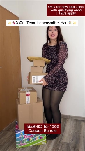 Get Your €100 Coupon Bundle on Temu!