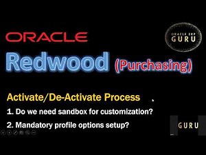 How to Enable / Disable Redwood UI for Purchase Orders in Oracle Fusion SCM