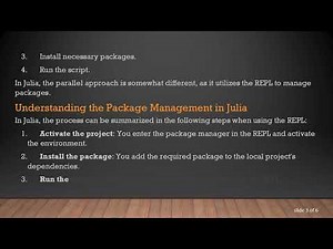 Running Julia Scripts in a Virtual Environment