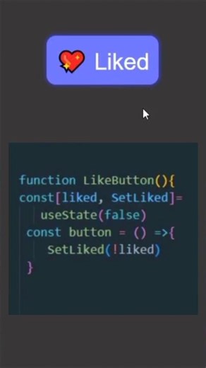 Create Like button Using ReactJS | Click Button | Html | Css