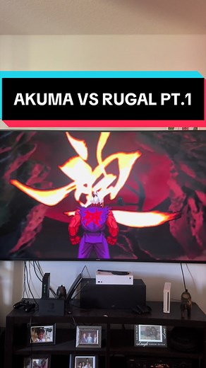 Sprite animation stays goated af. (Akuma vs Rugal, by MUGEN) #akuma #rugal #capcom #snk #fyp