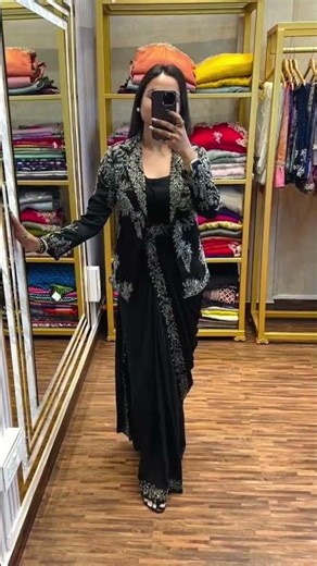 🚀 *….INDO-WESTERN DRAPE SAREE….* 🚀