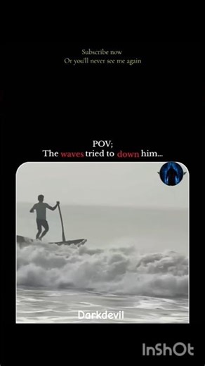 POV: The Wave Tried to Stop him but? #aura