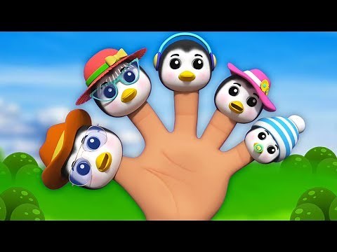Pinguino dito famiglia | dito famiglia in italiano | rime per bambini | Penguin Finger Family Rhymes