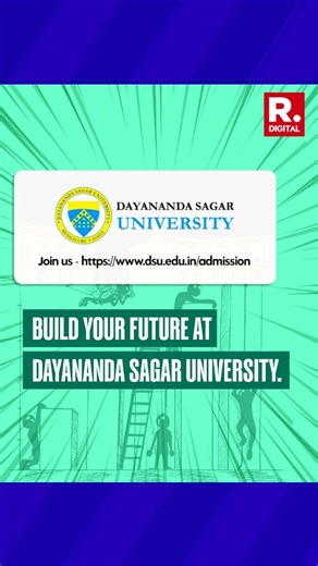 Every journey starts with a choice. At Dayananda Sagar University, it’s more than just education - it’s a calling. A community. A launchpad. From the first step on campus to global impact, your story begins here. #MyDSUStory #EducationElevated #DSUInspires | Republic