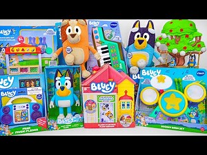 Bluey Toy Collection Unboxing Review 🐾 Bluey Tree Playset & Bandit Chilli Plush