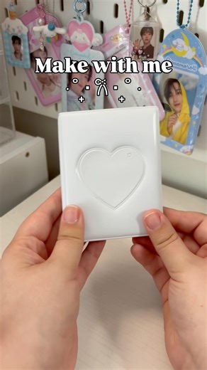 Make with me: Mini photocard binder / collection book #kpopdiy #kpop #kpopmerch #photocard #fangirl
