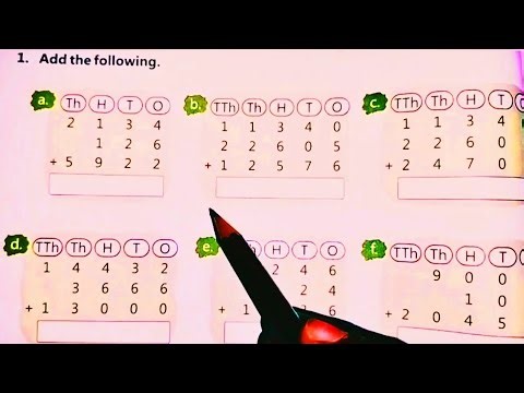 Addition of 5 Digit Numbers with carry over || Class -4 @ignitedmindsjunior 