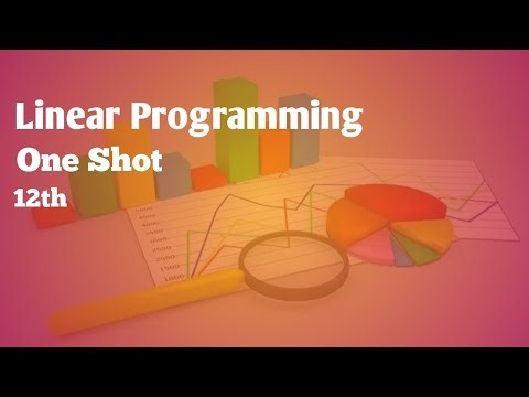 Linear Programming | Ch-12th | One Shot | Class-12th