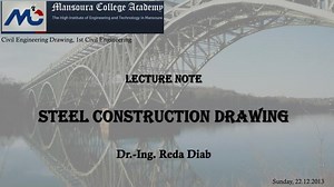 Lecture note Steel Construction Drawing - SlideServe