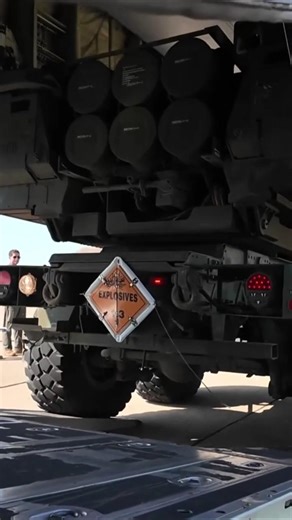 U.S. Forces Load HIMARS onto Transport Aircraft