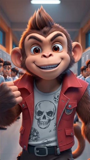 Danger Ante Nene Ra 😈🔥 | Monkey Mafia EP 1 #monkeycomedy #cartoon #kushitvcartoons