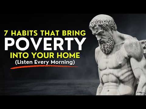 7 Habits That Bring POVERTY Into Your Home (Listen Every Morning) | STOICISM