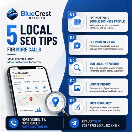 5 Local SEO Tips for More Calls