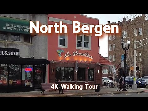 North Bergen in New Jersey | 4K Walking Tour