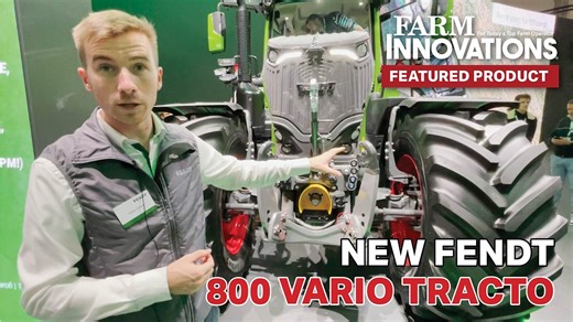[Video] New Fendt 800 Vario Tractor in Spotlight at AGRITECHNICA 2025