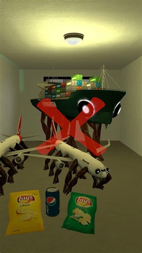 Guess which Pou Bou, Crabtanic and Mr Tree Sprunki is behind the door in Liminal Hotel Garry's Mod