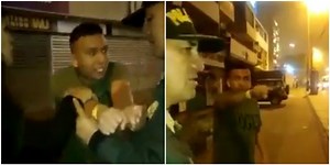(Video) Borracho suplicó que lo encarcelaran para que su esposa no lo violara