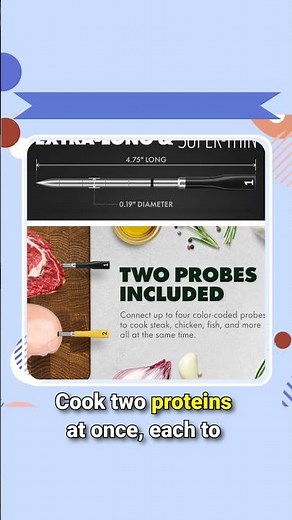 Never Guess Meat Temp Again 🔥 | TCHEF iQ Sense Smart Thermometer