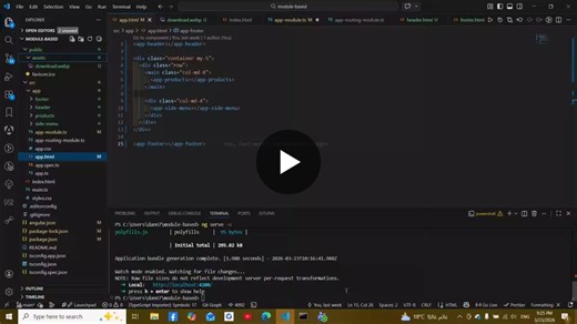 Angular Module-based Structure and Component Organization | aya abdulaziz posted on the topic | LinkedIn