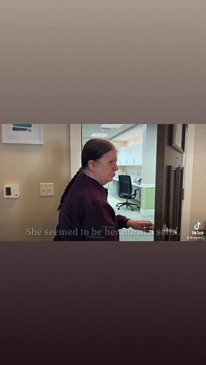 This moment gave me pause. 🙏🏼 You are truly a beautiful soul, my beautiful Mama. 💜🤟🏼 #Dementia #Deaf #DementiaAwareness #ASL #Coda #Love [Video desc: 57 second video of MJ saying goodbye to Carmen after a visit in the memory care home where Carmen lives. Carmen is a 79 year old white female who is Deaf and living with dementia. MJ is a 47 year old white female and is Carmen’s daughter. The camera is only on Carmen as she guides MJ out of her room and they say goodbye in the hall. Carmen app