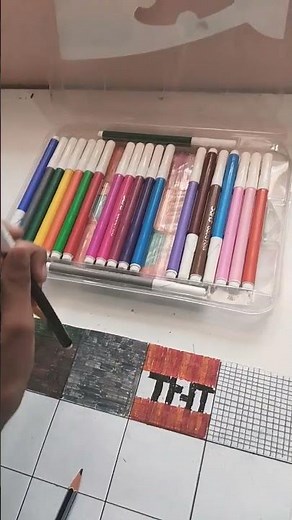 Minecraft chest drawing part 4