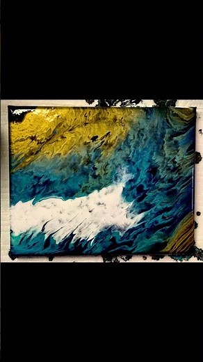STUNNING Abstract Acrylic Painting Tutorial #acrylicscenery #painting #art #beginnerarttips #artist