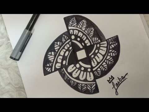 Abstract drawing /Step by Step for beginners/Artsy by Laiba.