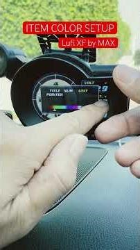Lufi XF - EP3.2: Item Color Setup Customization #obd2 #lufi #lufixf #maxobd2 #obd2meter