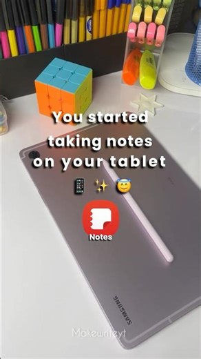 How to make Notes on your Samsung tablet 📝✨#tablet #tips #digitalplanner