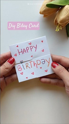CUTE Handmade Birthday Card With Puzzle!