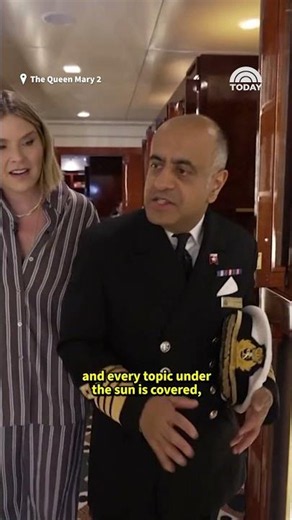 Jenna Bush Hager Gets an Inside Look at the Queen Mary 2's Library