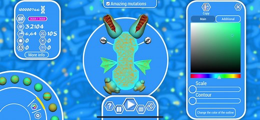 Create Your Own Unique Creature in Evolution of Species