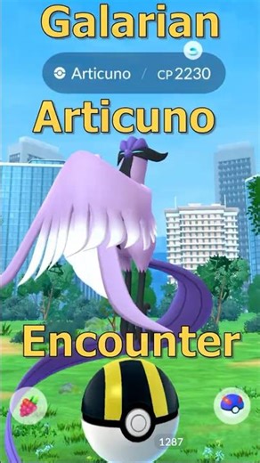 Galarian Articuno Encounter, Will I Catch it?