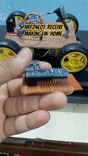 Nrf24l01 RC Receiver making in home #rcreciver #rccar #transmitter #arduino #uno #simple #eassyidea