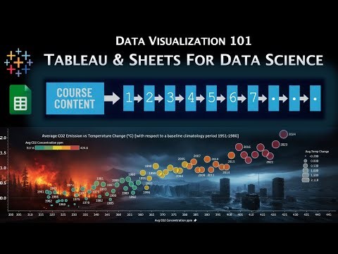 Full Course Content || Tableau & Sheets for Data-Science