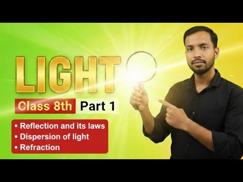 #Light Class 8th | Part 1 | Reflection and its laws | Full Explanation | EduPrince Academy #ncert
