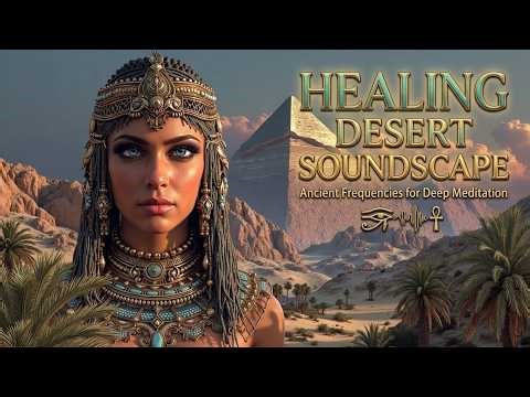 Egyptian Meditation Music ~ Healing Desert Soundscape & Pyramid Visions for Peace