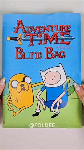 Christmas Adventure Time Finn bag 핀 블라인드백 #adventuretime #blindbag #diy #unboxing #papercraft #asmr